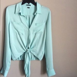 Theory silk blouse